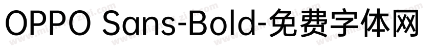 OPPO Sans-Bold字体转换